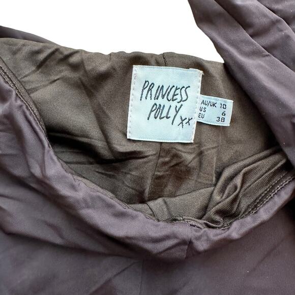 Copied - Princess Polly Amalia Jumpsuit Brown Size US 6 - Picture 6 of 14